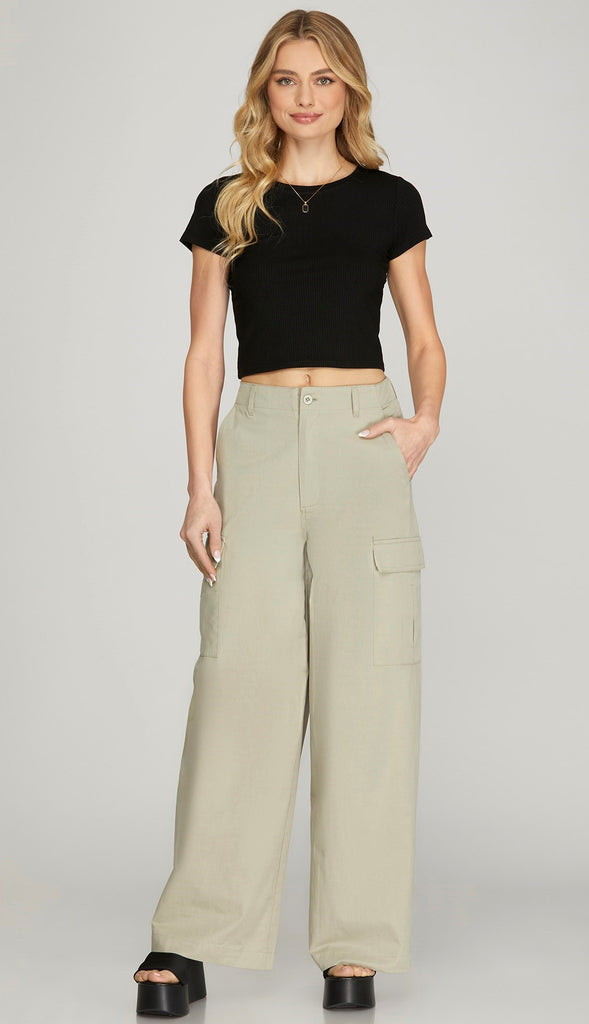 My Go To Ribbed Crop Top- Off White