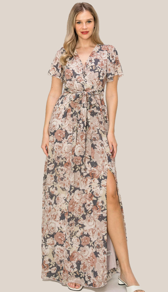 ワンピース Herlipto Lace Trimmed Floral Dress mauve Her lip to on X: 