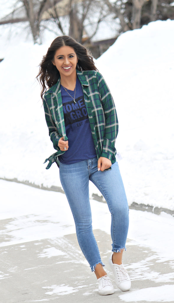 Home Grown Tee- Grey