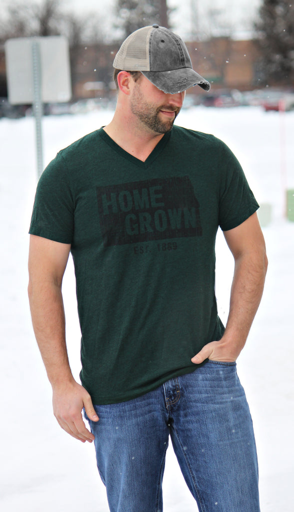 Home Grown Tee- Grey