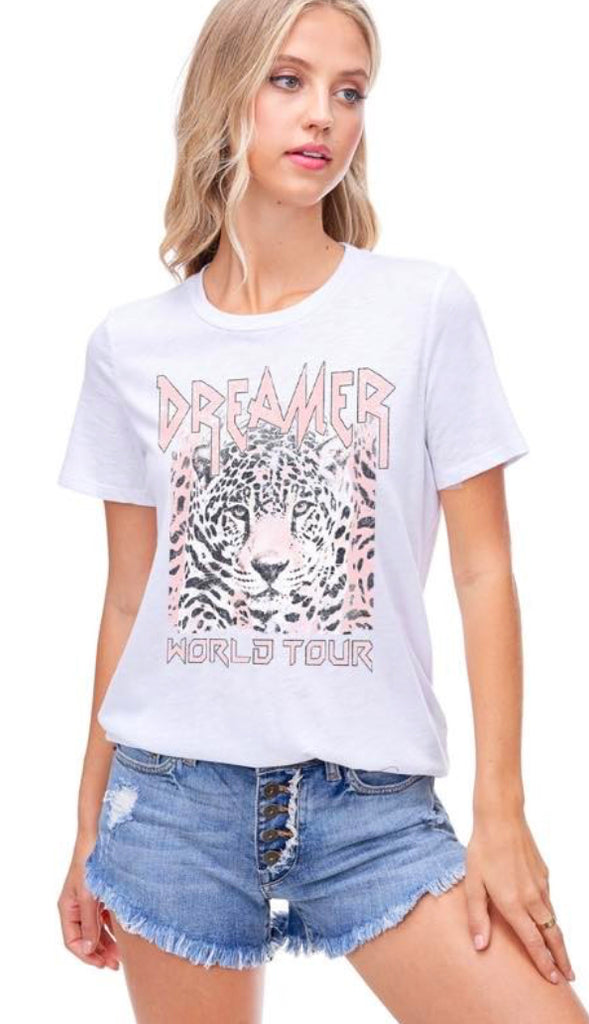 Dreamer Printed T-shirt Black 1573 T-shirts Black Island