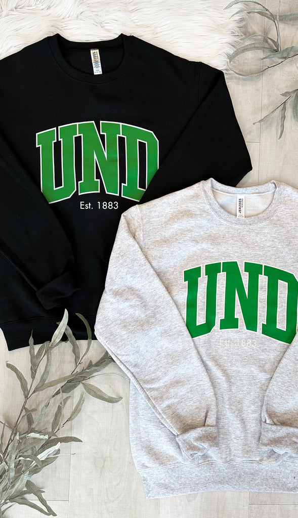 UND Adult Crewneck Sweatshirts