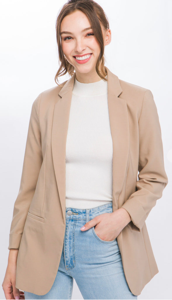 Dreams Happening Blazer- Pink