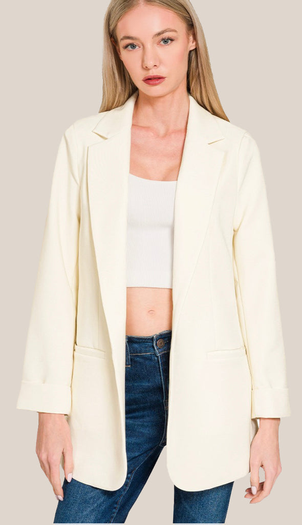 Dreams Happening Blazer- Lt Mocha