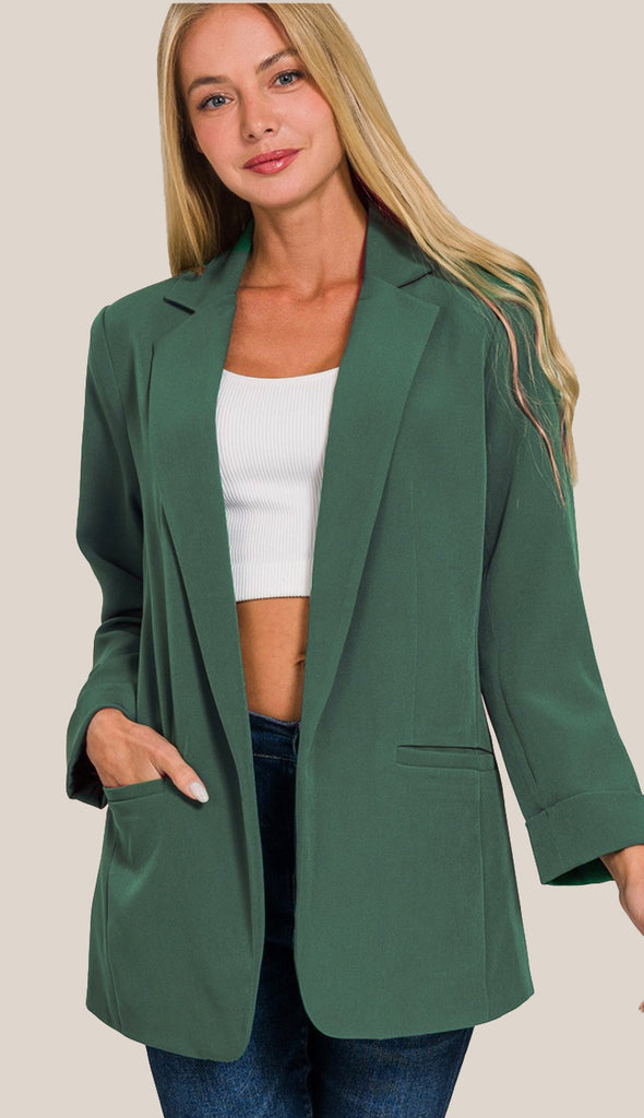 Dreams Happening Blazer- Brown