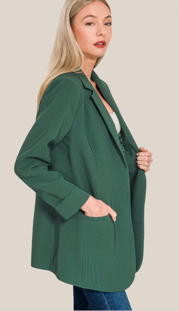 Dreams Happening Blazer- Brown