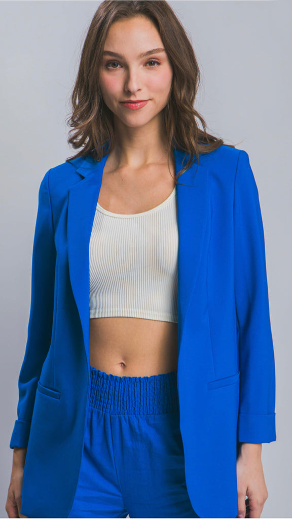 Dreams Happening Blazer- Pink