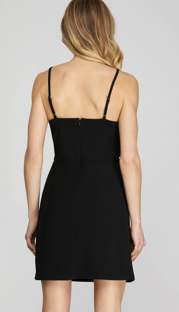 Gift To You Front Bow Dress- Rose Pink