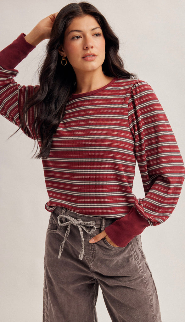 Corduroy Barrel Pants- Ash Brown
