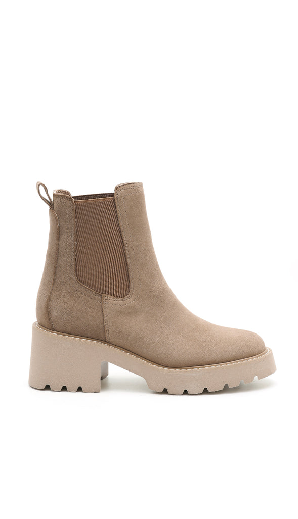 Chelsea Premium Ankle Boots- Beige
