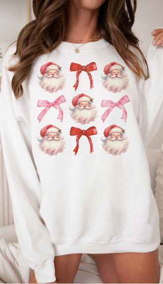 Santa Gallery Oversized Sweatshirt- Sand