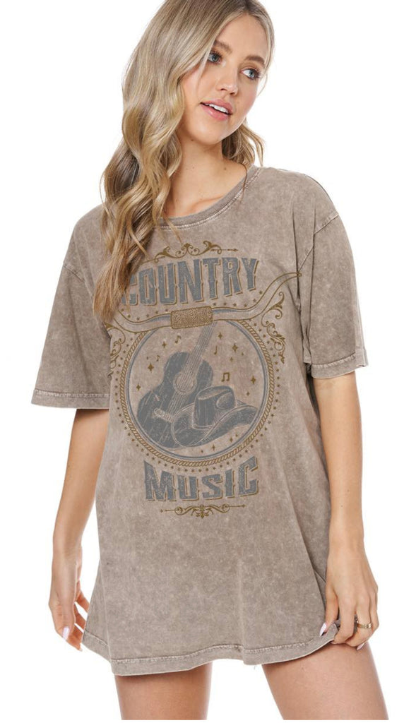Country Music Oversized Graphic
