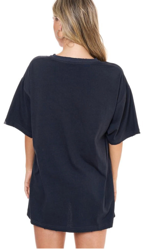 Dreamer Leopard Oversized Graphic