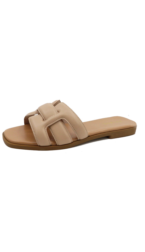 Flint Sandals- Nude