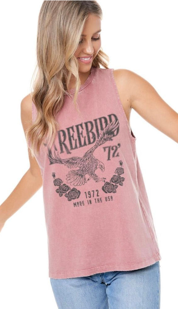 Free Bird 72 Graphic Tank