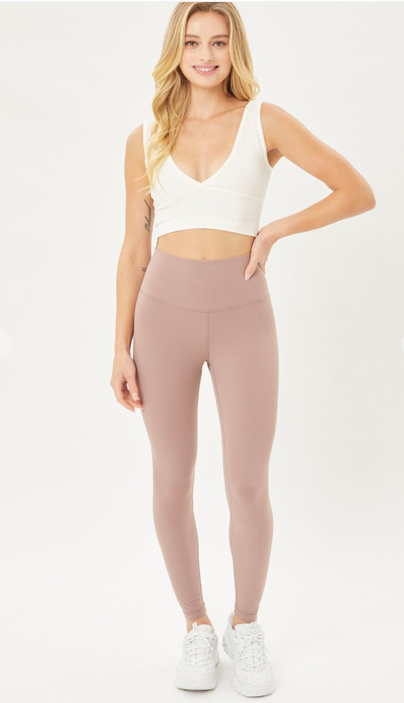 Buttery Soft Leggings- Dusty Blue