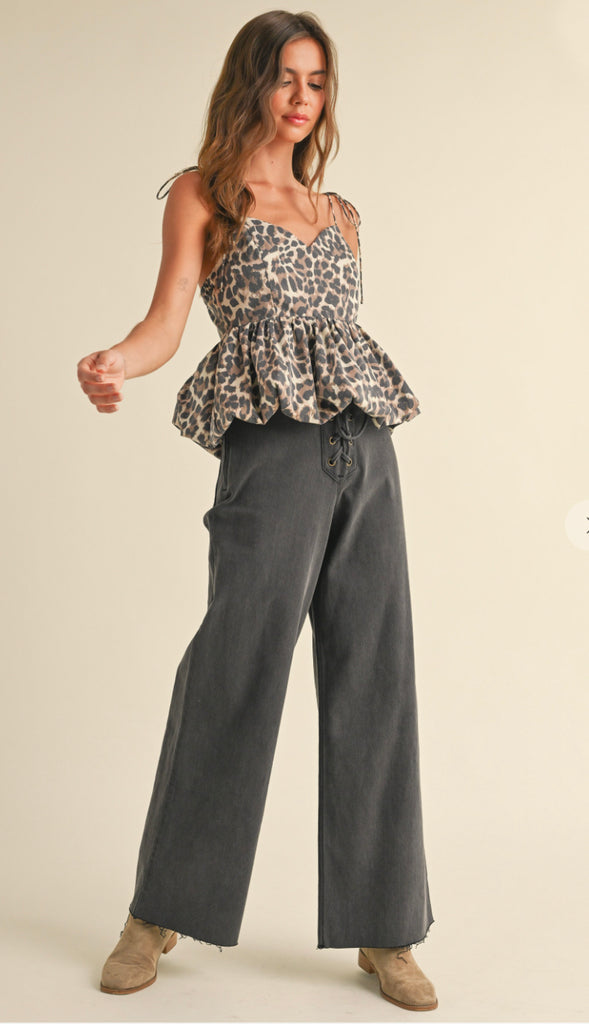 Rawr Leopard Balloon Bottom Tank- Leopard