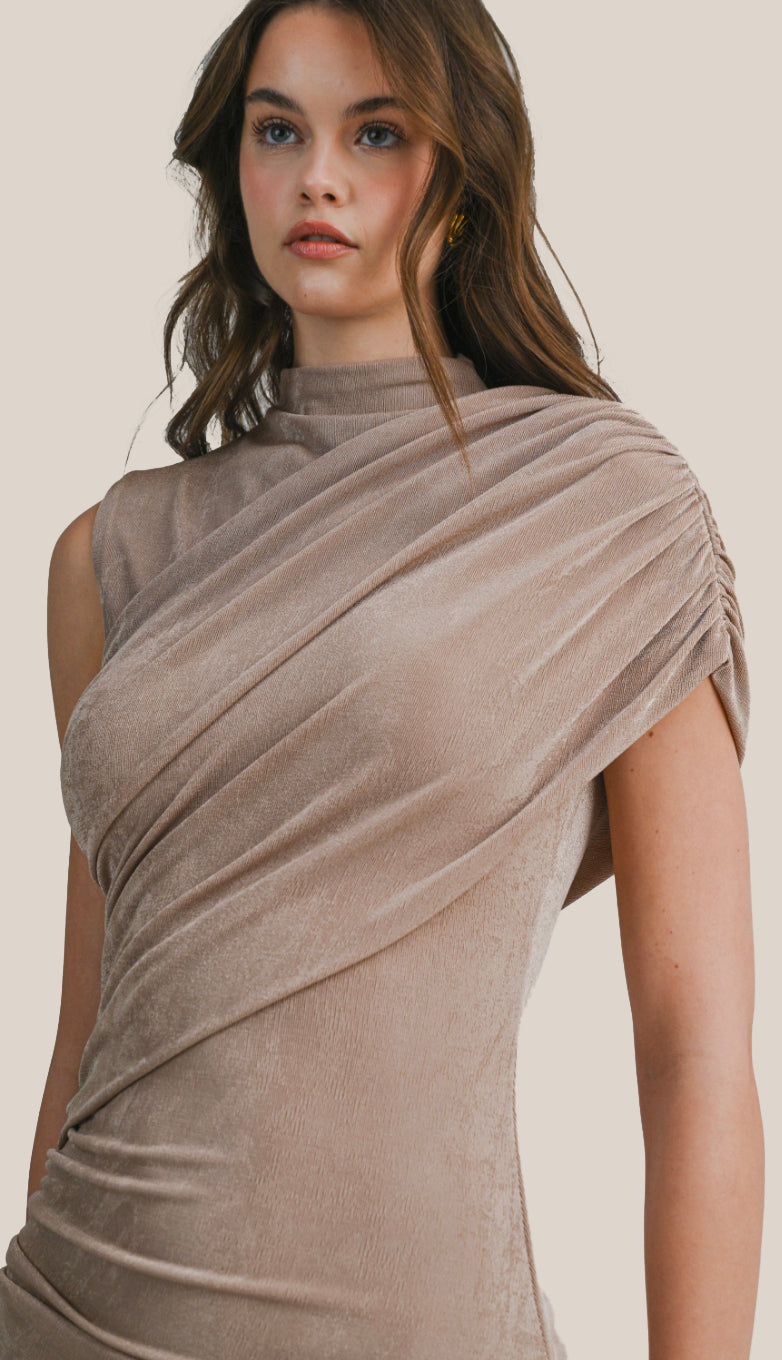 mocha ruched dress Mocha Brown Ruched Button Front Mini Shirt Dress