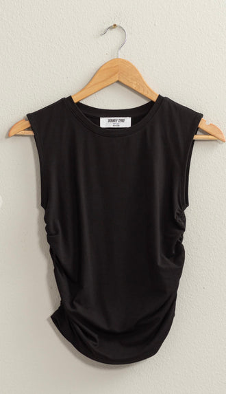 Ruched Basic Tank