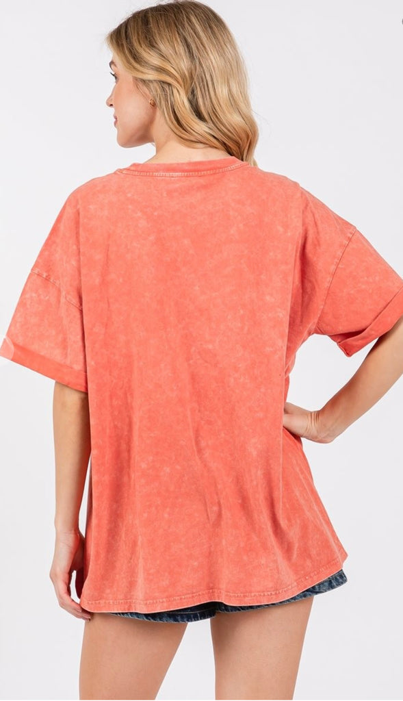 World Tour Stay Wild Graphic- Orange