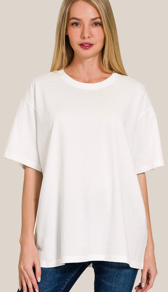 Softest Cotton Oversized Tee - 7 Colors