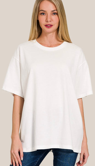 Softest Cotton Oversized Tee - 7 Colors