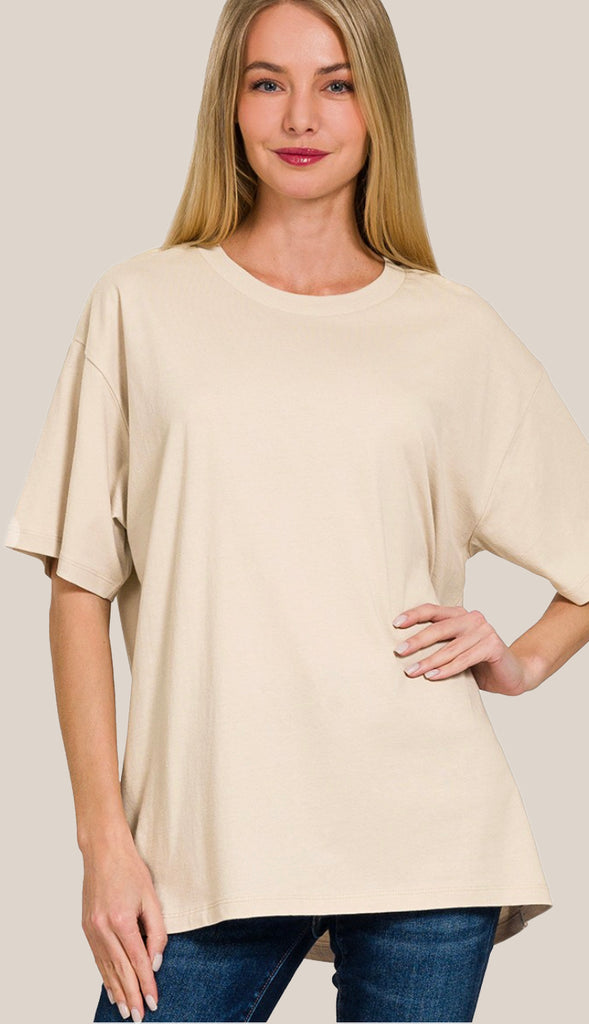 Softest Cotton Oversized Tee - 7 Colors