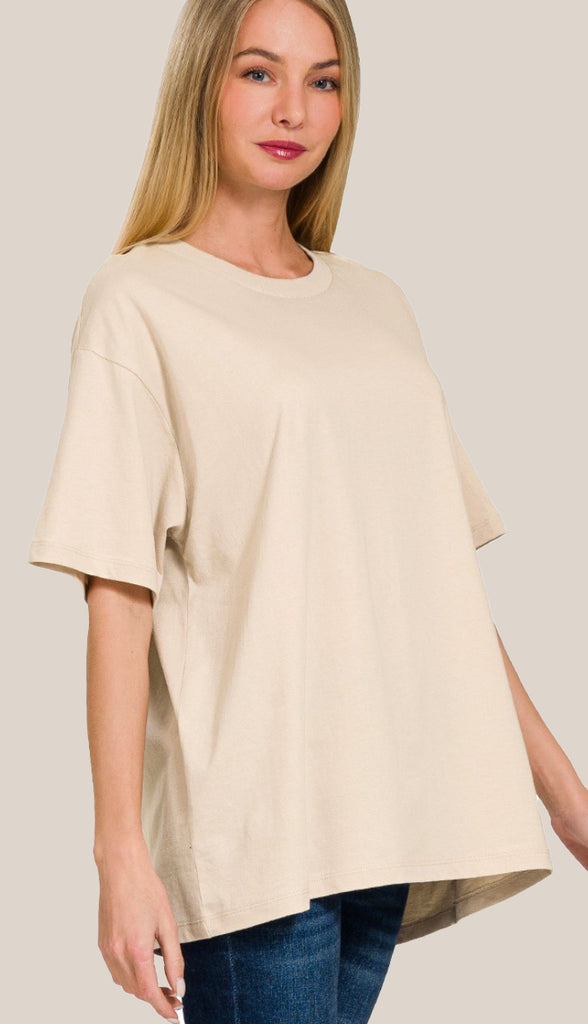 Softest Cotton Oversized Tee - 7 Colors