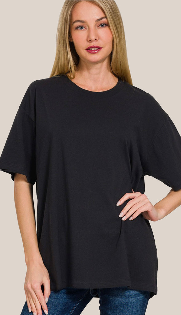 Softest Cotton Oversized Tee - 7 Colors