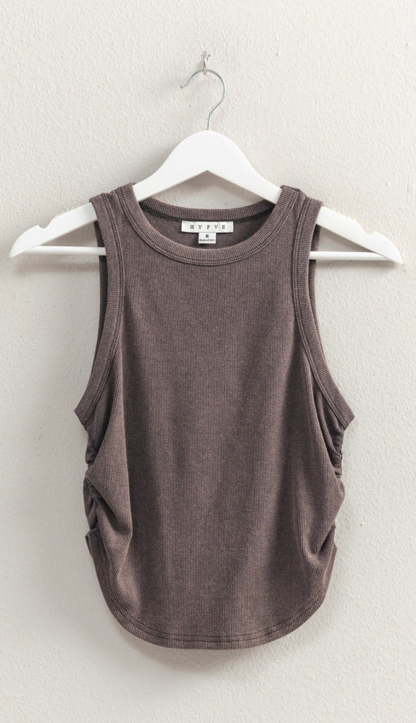 Washed Ribbed Tank