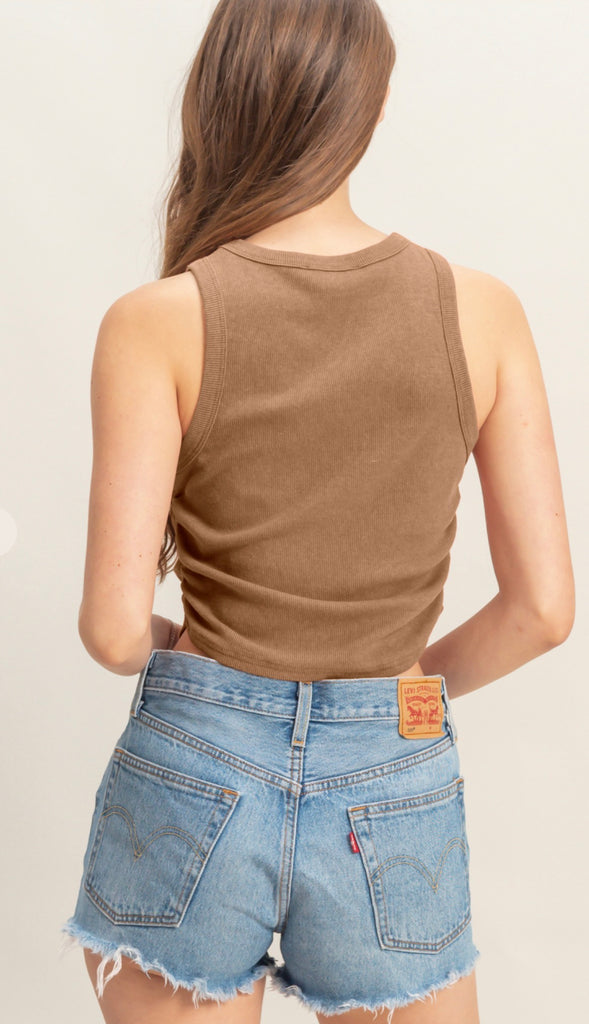 Washed Ribbed Tank