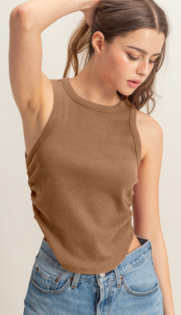 Washed Ribbed Tank