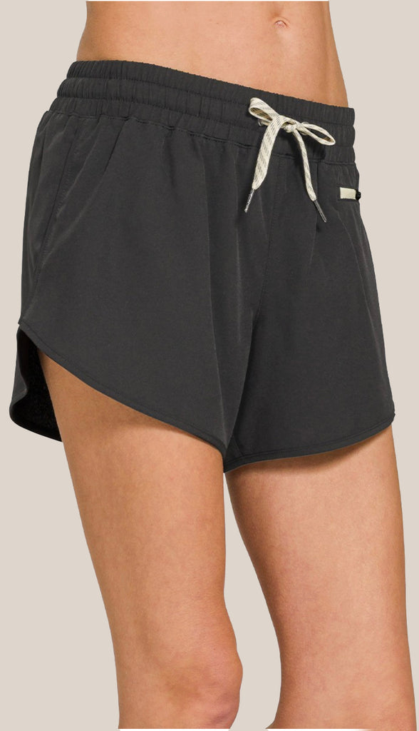 Vuori Dupe Soft Lined Shorts- Cabernet Red
