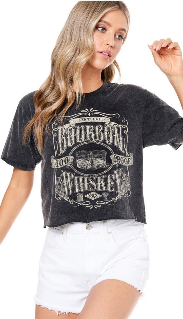 Bourbon Whiskey Cropped Graphic