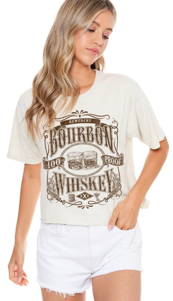 Bourbon Whiskey Cropped Graphic