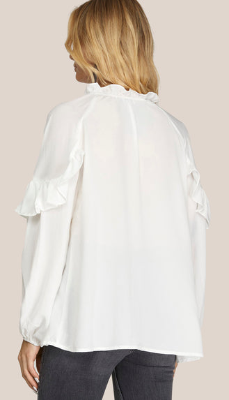 For The Frill Of It Blouse- Off White