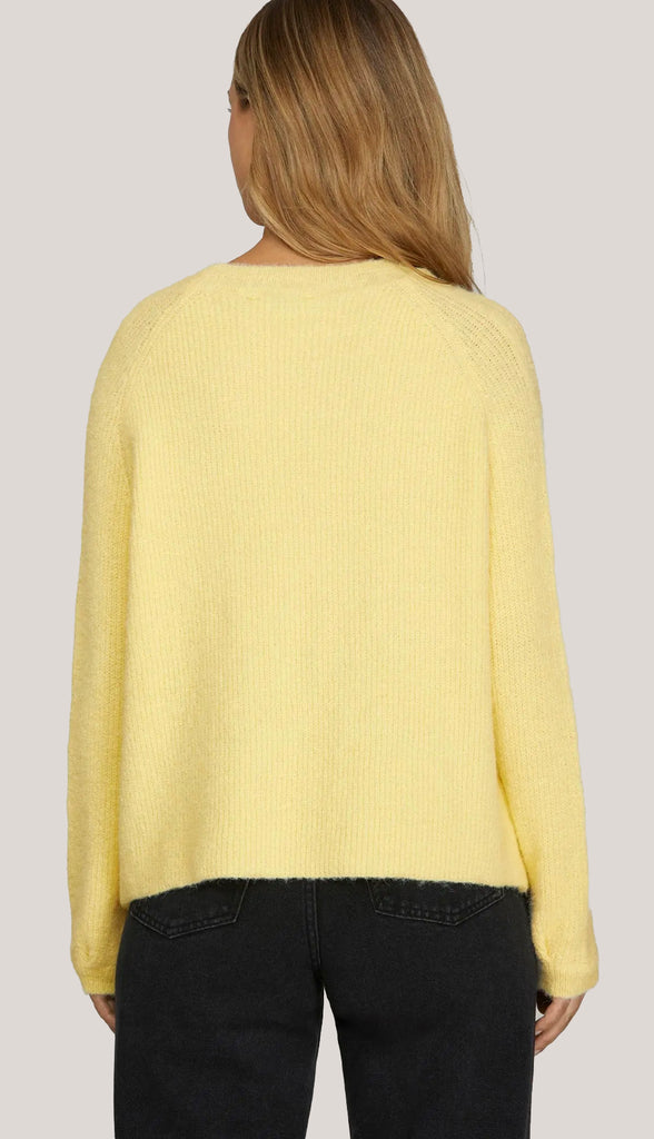 Sunny Day Sweater- Butter Yellow