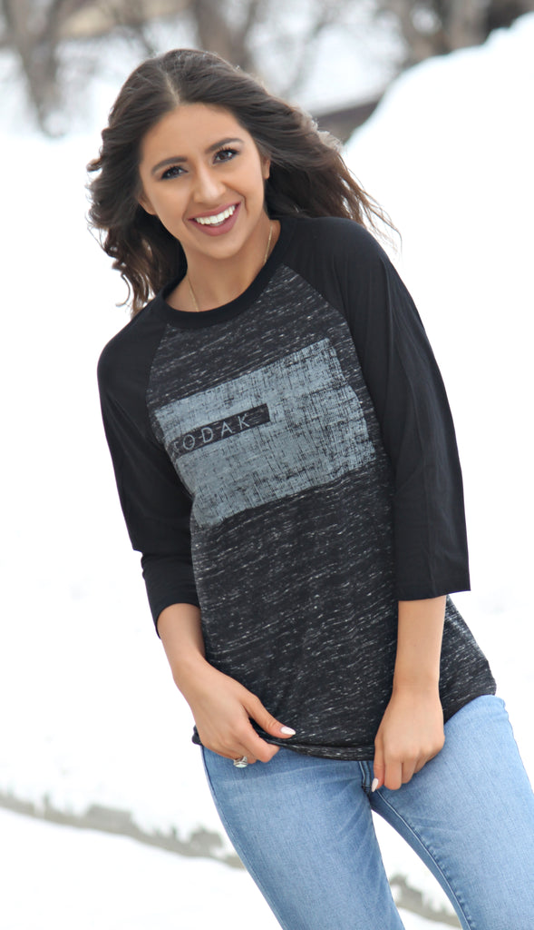 Nodak Baseball Tee- Black