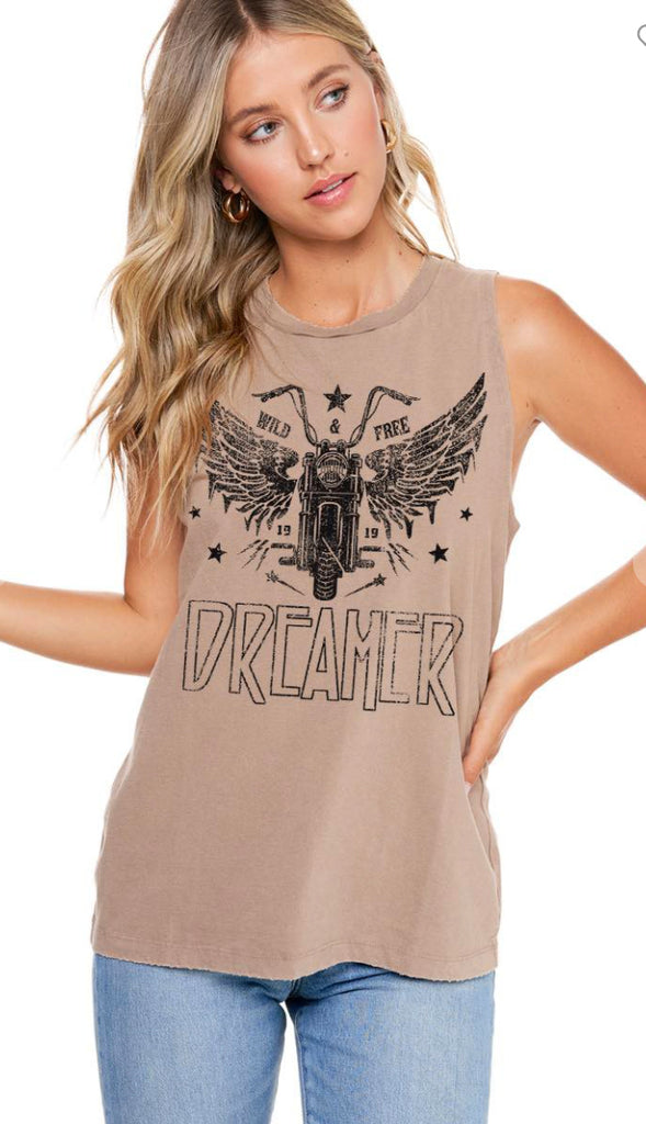 Dreamer Motorcycle Tank- Brick