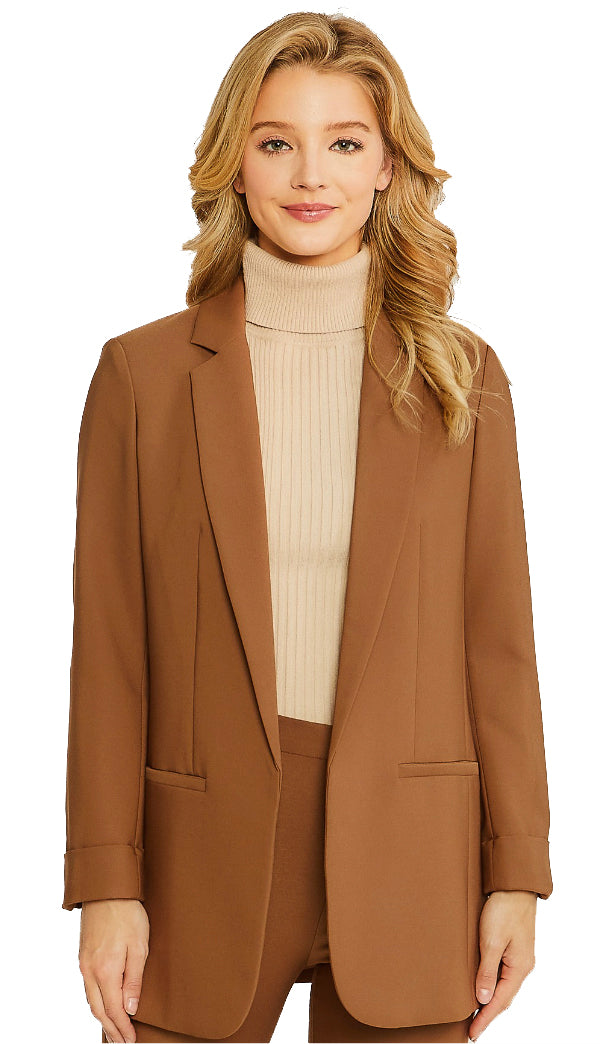 Class Act Sold Blazer- Taupe