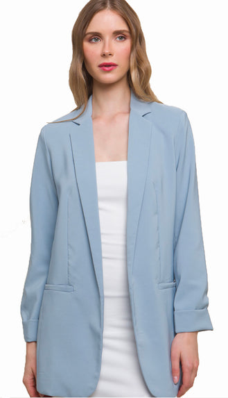 Dreams Happening Blazer- Blue Stone