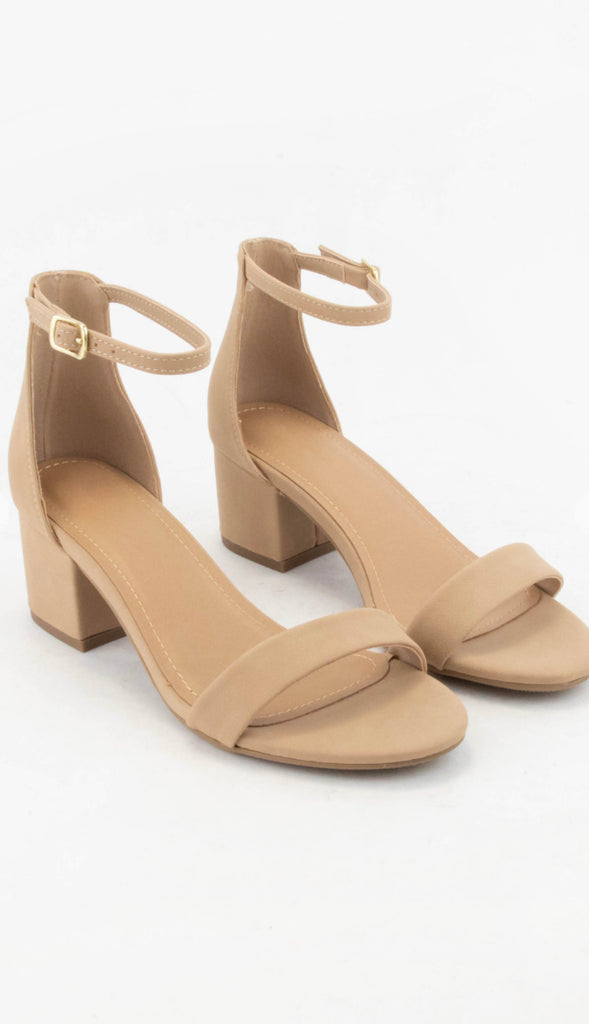 Weekend Ankle Strap Heels