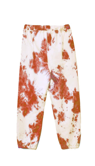 End Game Tie Dye Joggers- Rust