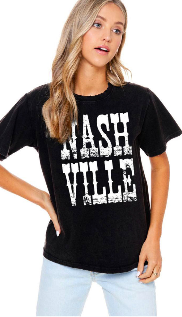 Nashville Graphic Tee- Sand