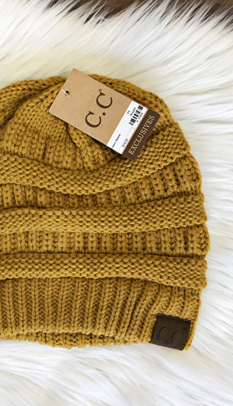 CC Classic Beanie- Mustard