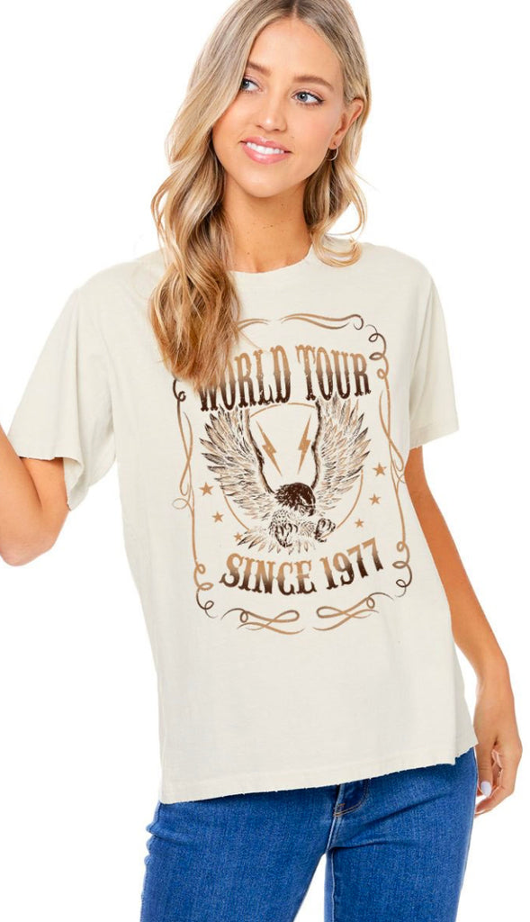 World Tour 1977 Tee- Bone